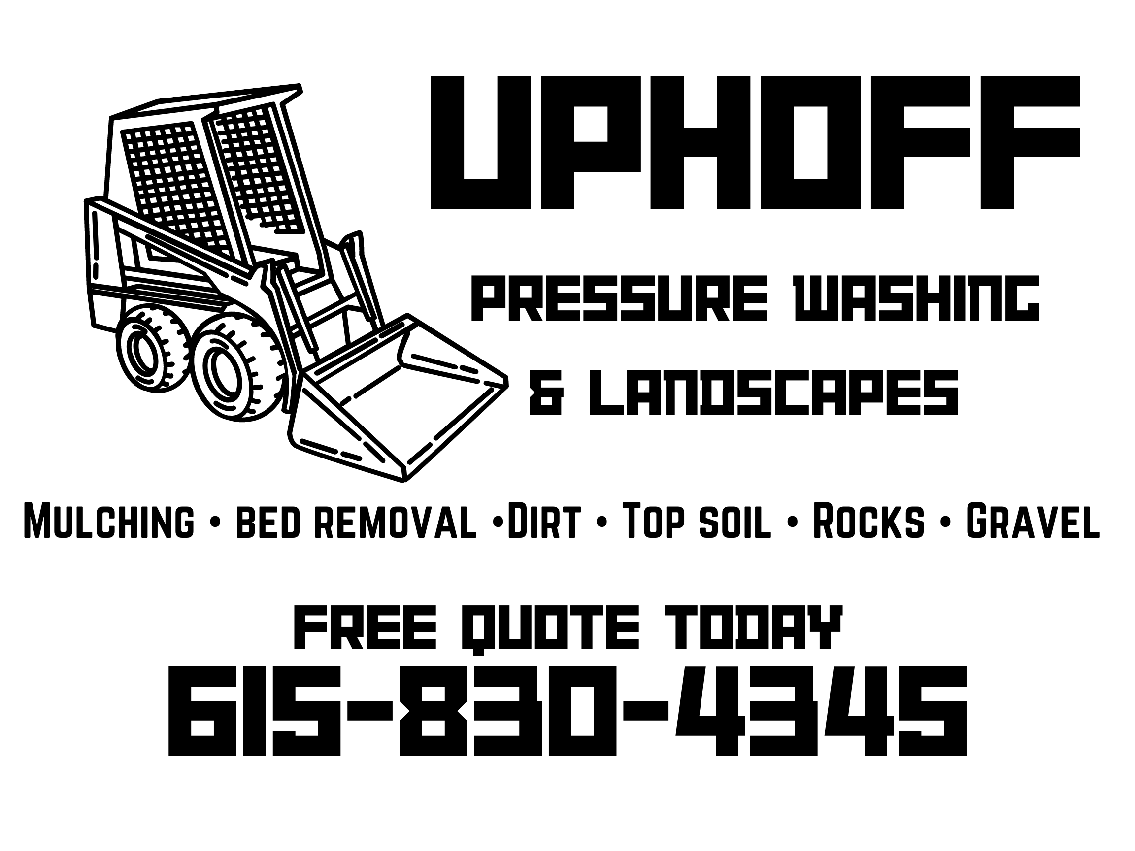 Uphoff Pressure Washing & Landscaping logo