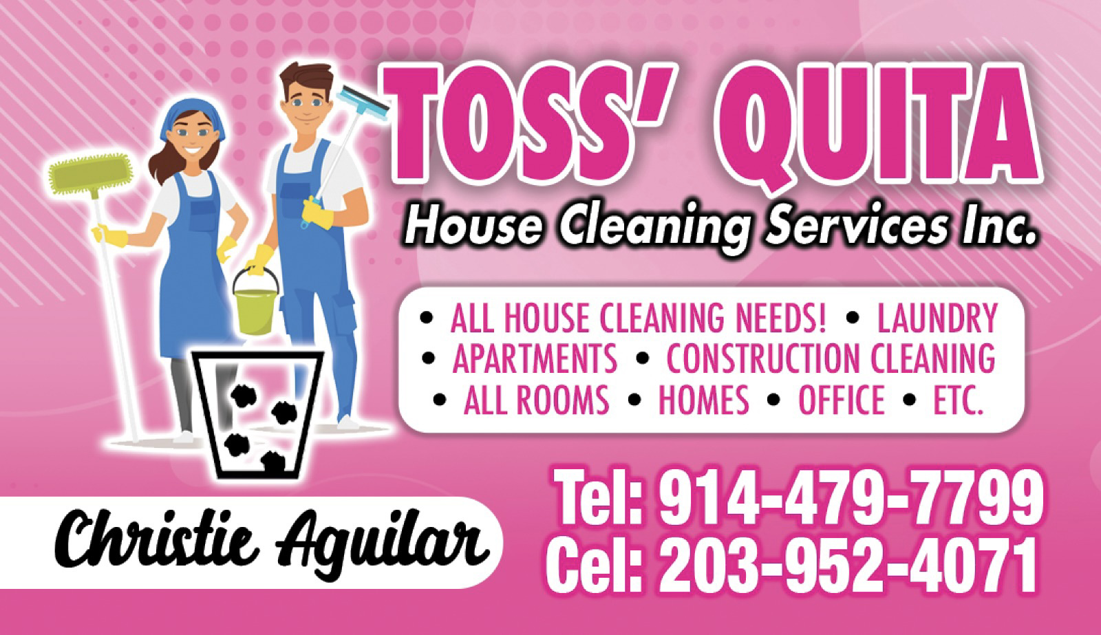 Toss-Quita House Cleaning Service Inc. logo
