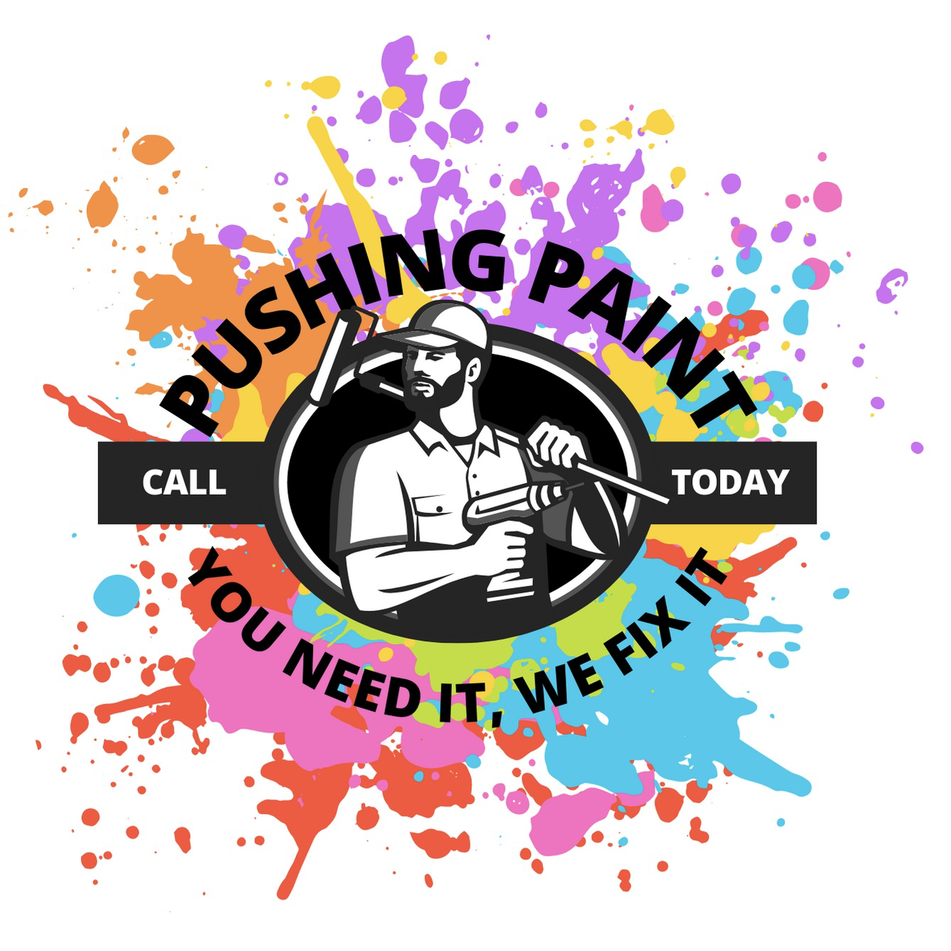 Pushing Paint logo