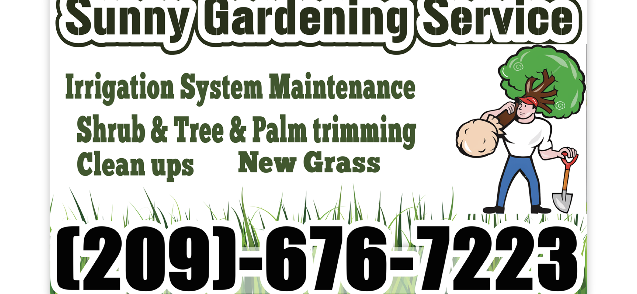 Logo for Sunny Gardening Service