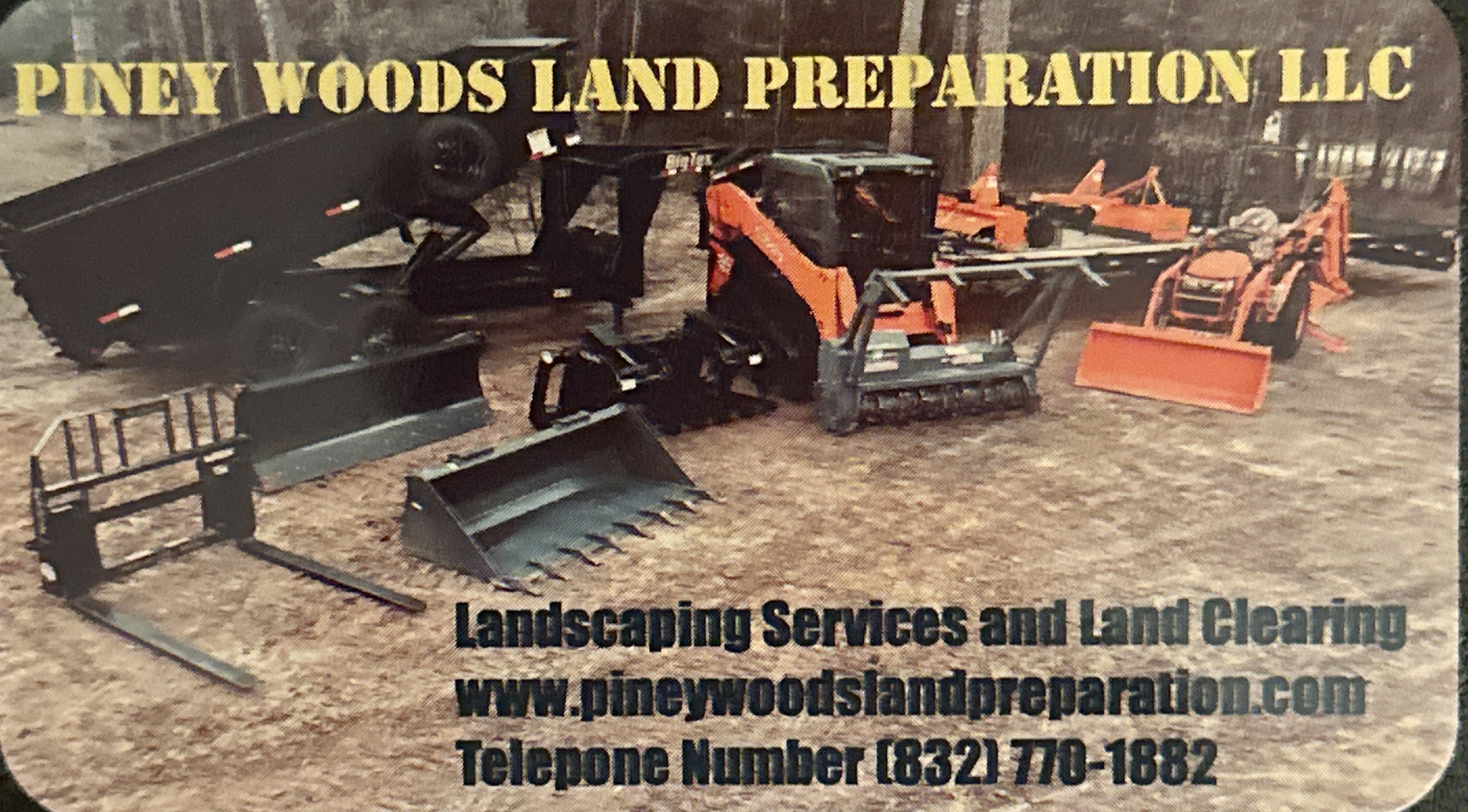 Logo for Piney Woods Land Preparation