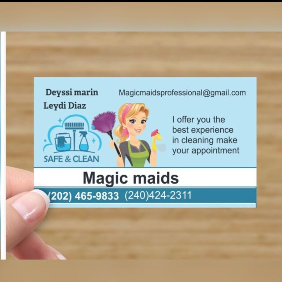 Logo for Magic Maids services