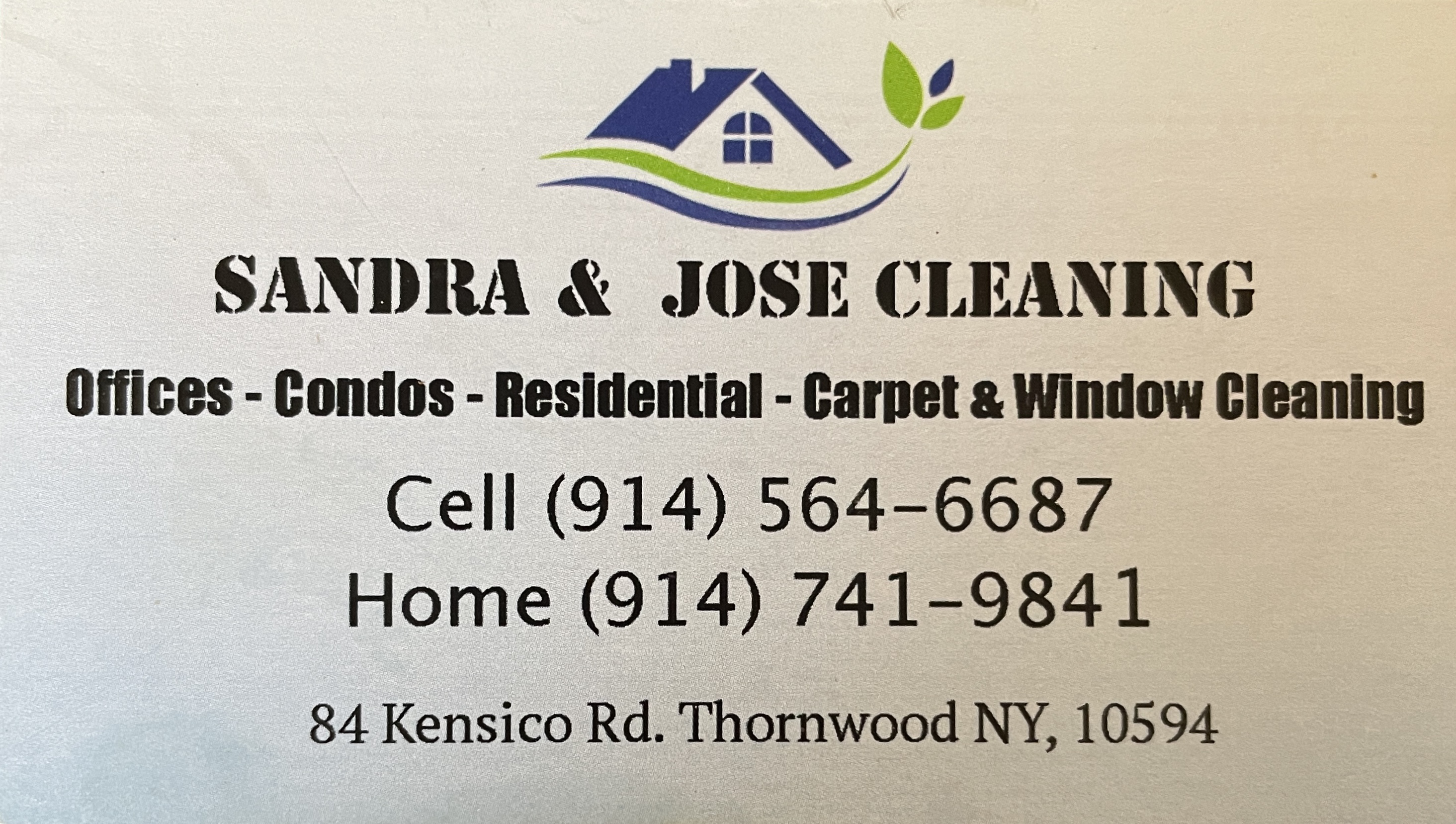 Logo for Sandra & Jose's Housecleaning