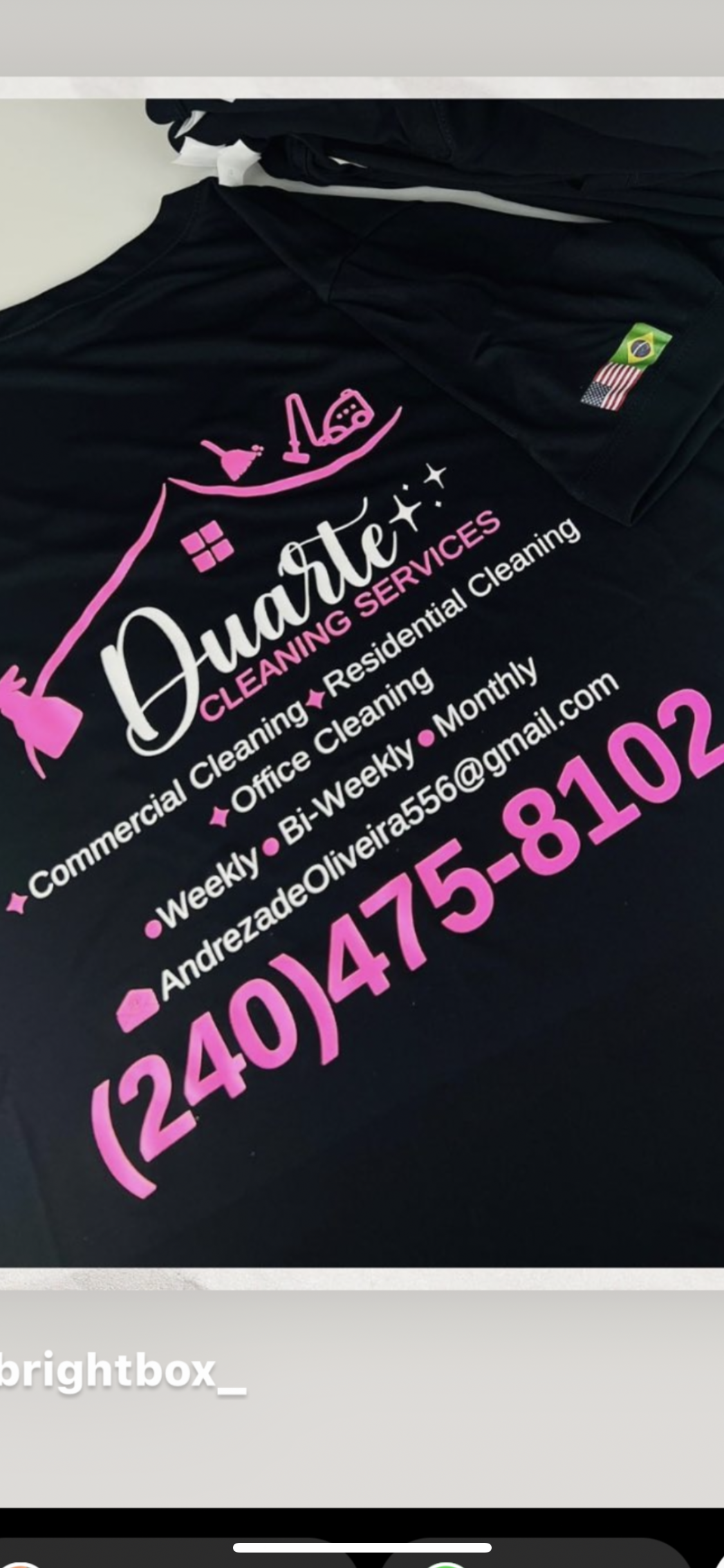 Logo for Duarte Cleaning Services