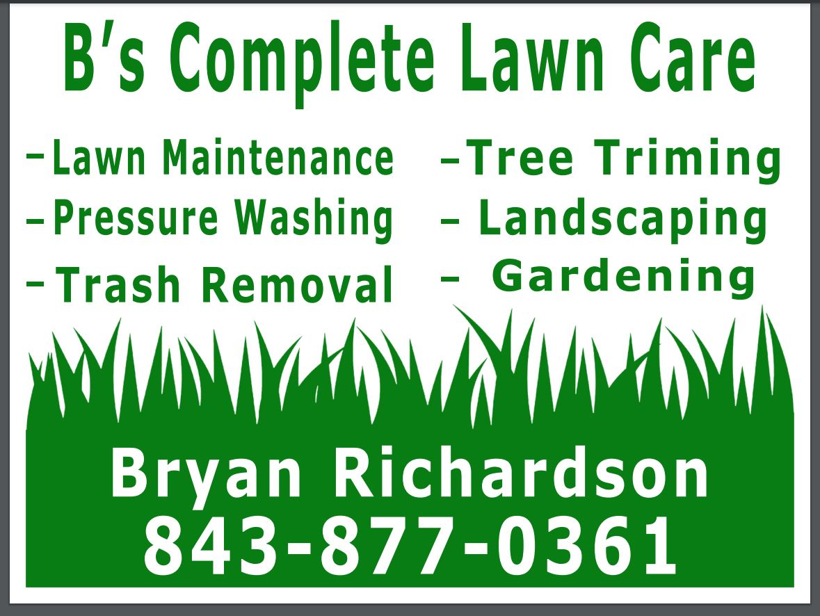 Logo for B'c Complete Lawn Care