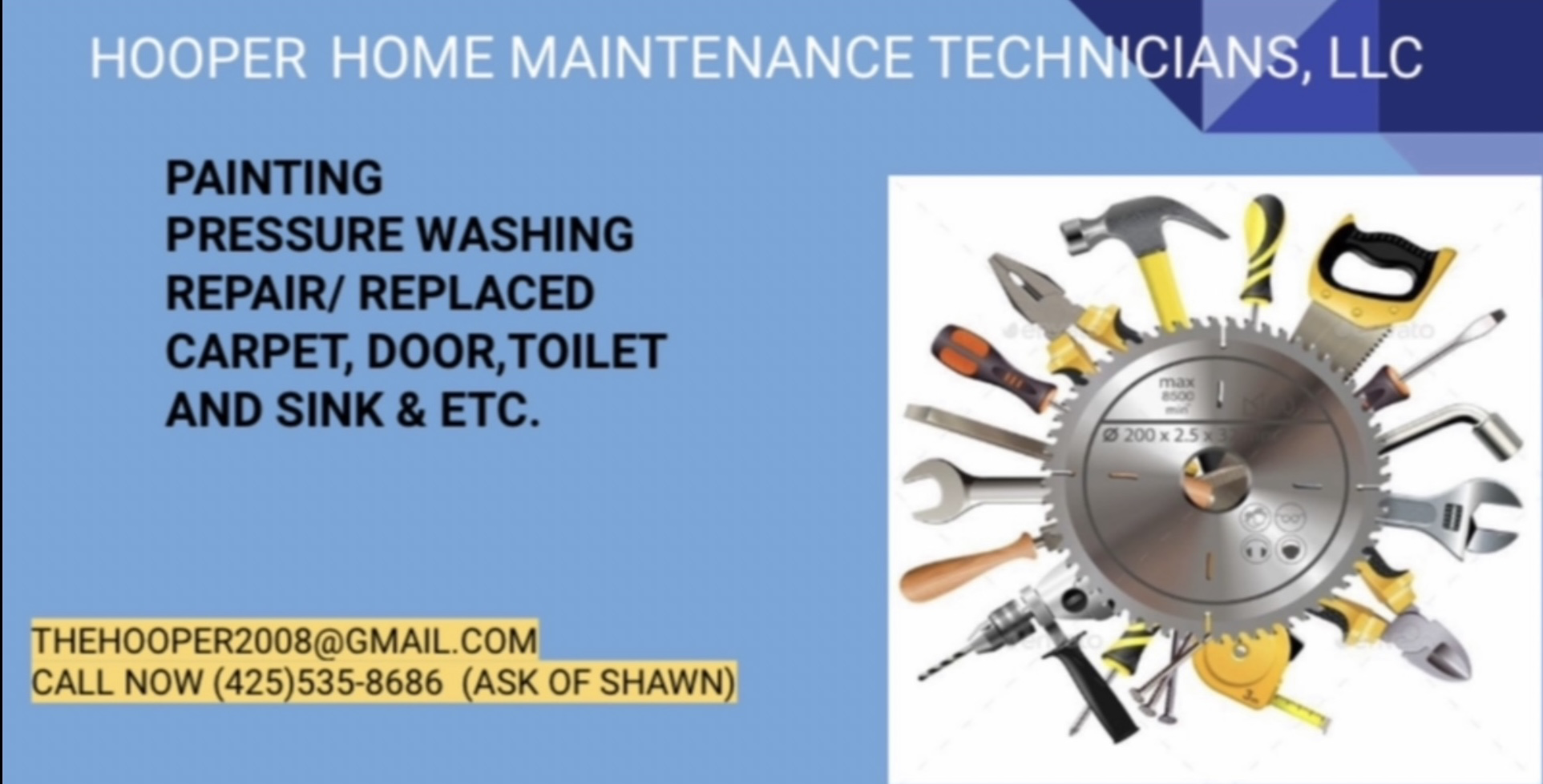 Avatar for Hooper Homes Maintenance Technician