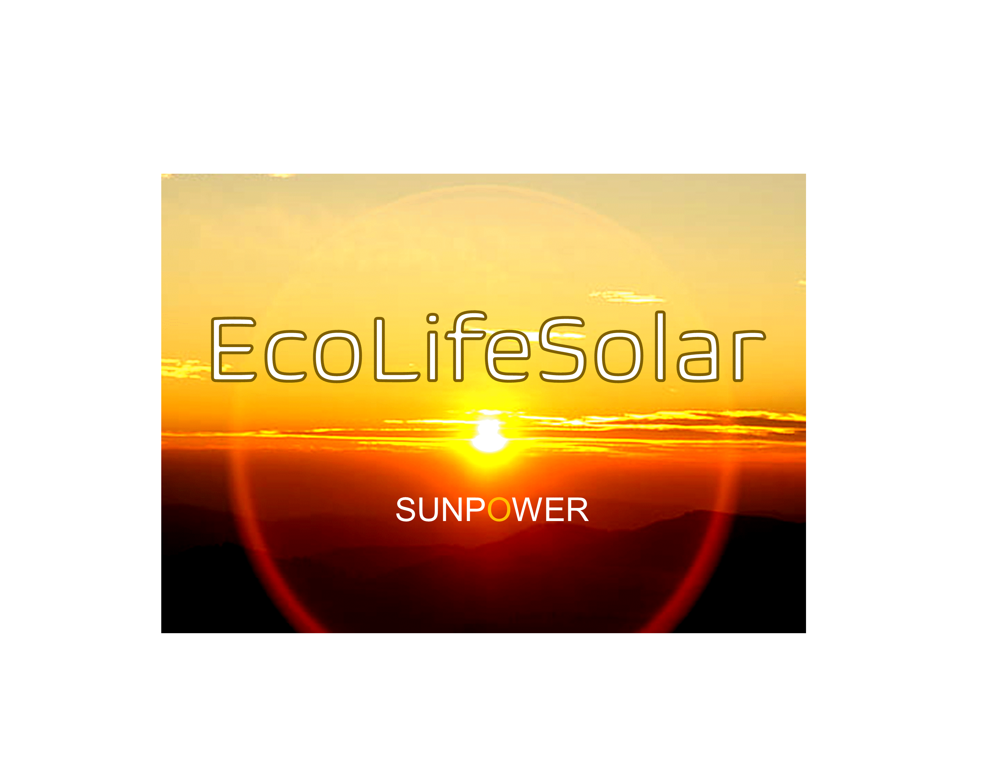 EcoLifeSolar By SunPower logo