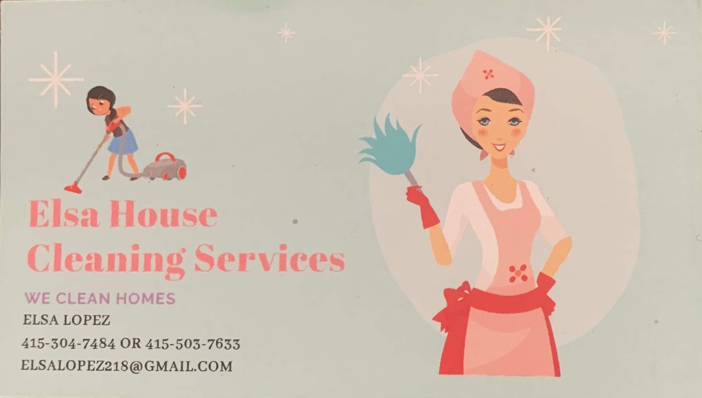 Logo for Elsa House Cleaning