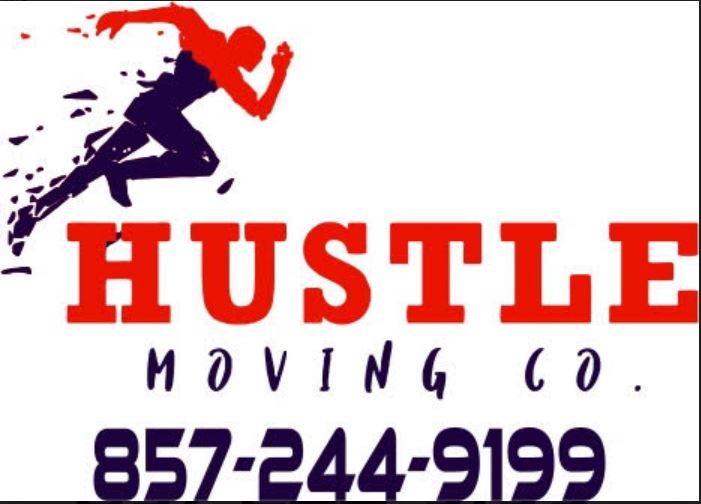 Logo for Hustle Moving Company