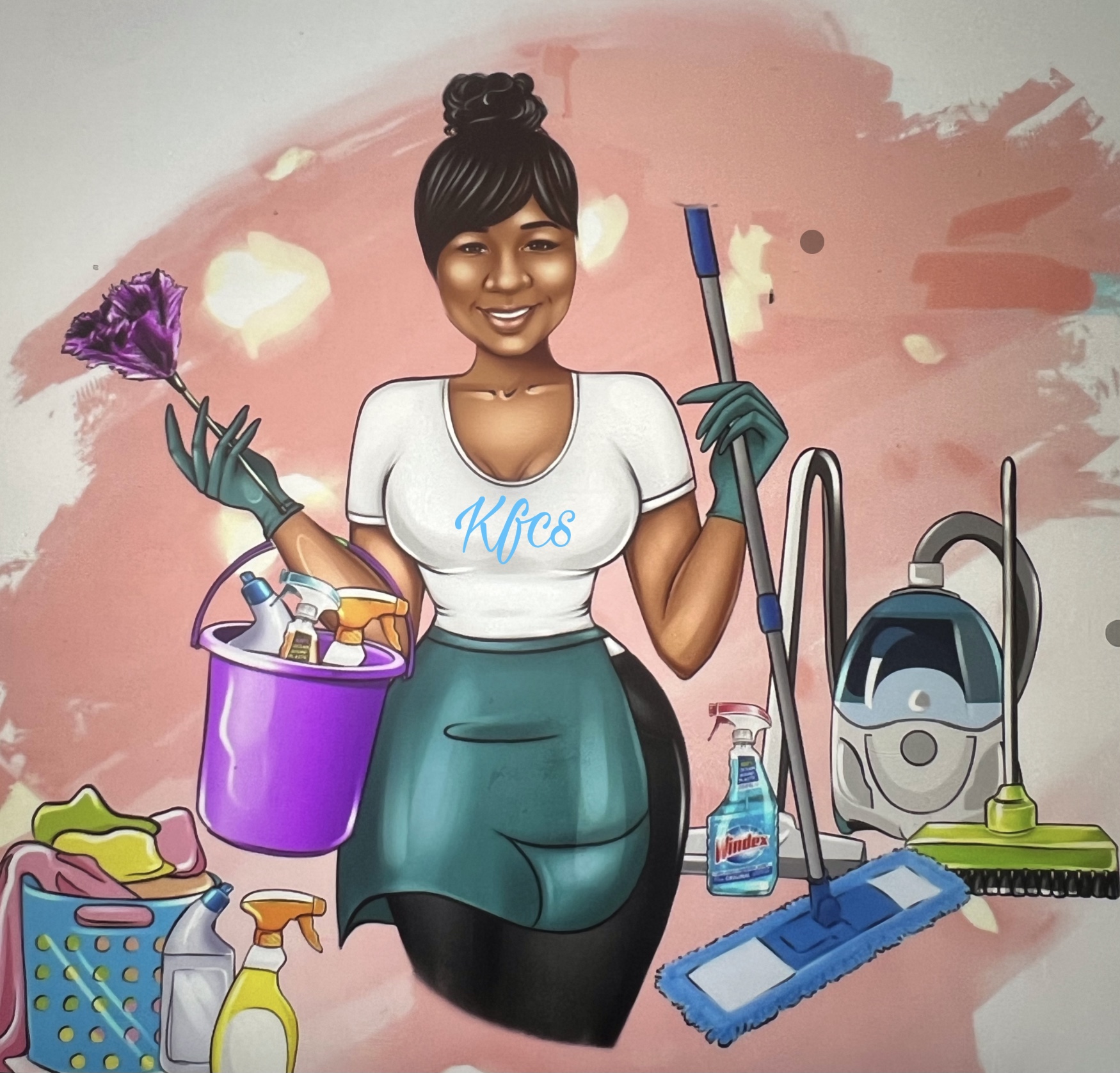 Logo for Kellys cleaning LLC