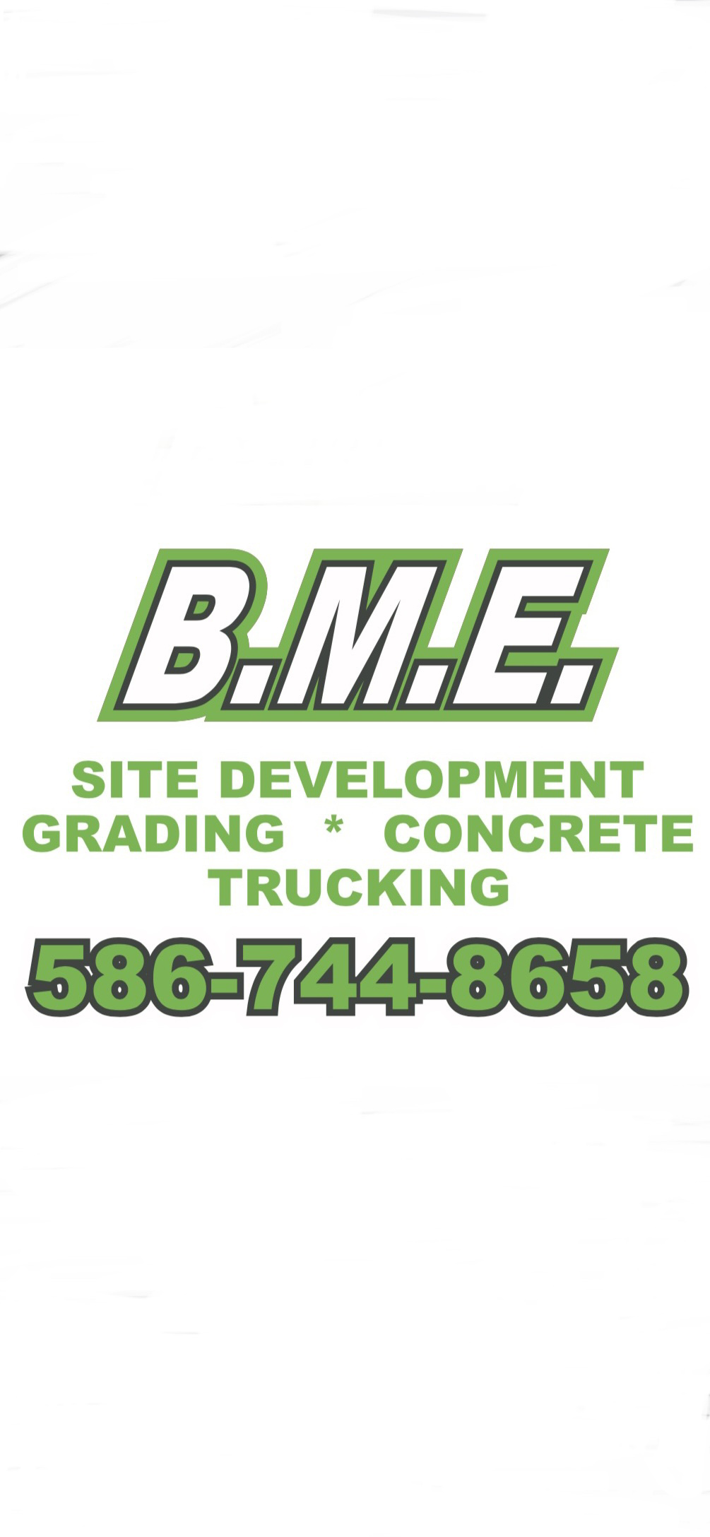 BME Excavating logo