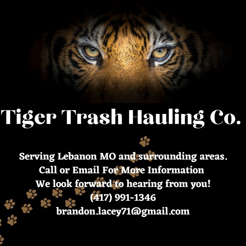 Logo for Tiger Trash Hauling/ Moving