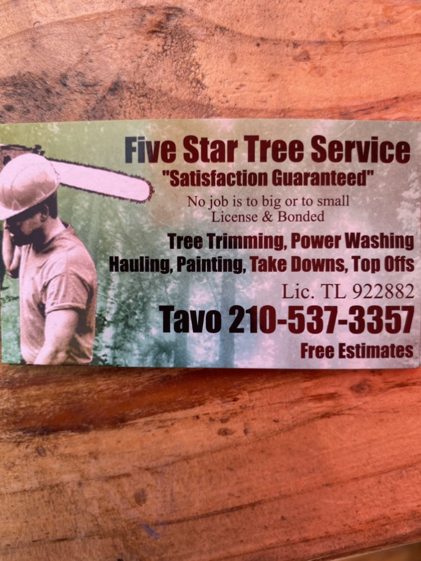 Logo for Five Star Tree Service