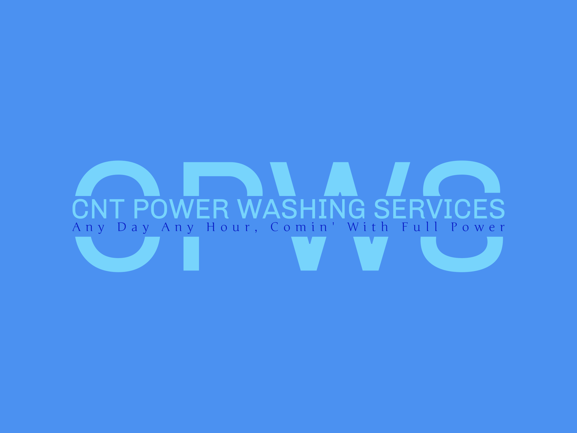 Logo for CnT Power Washing Services