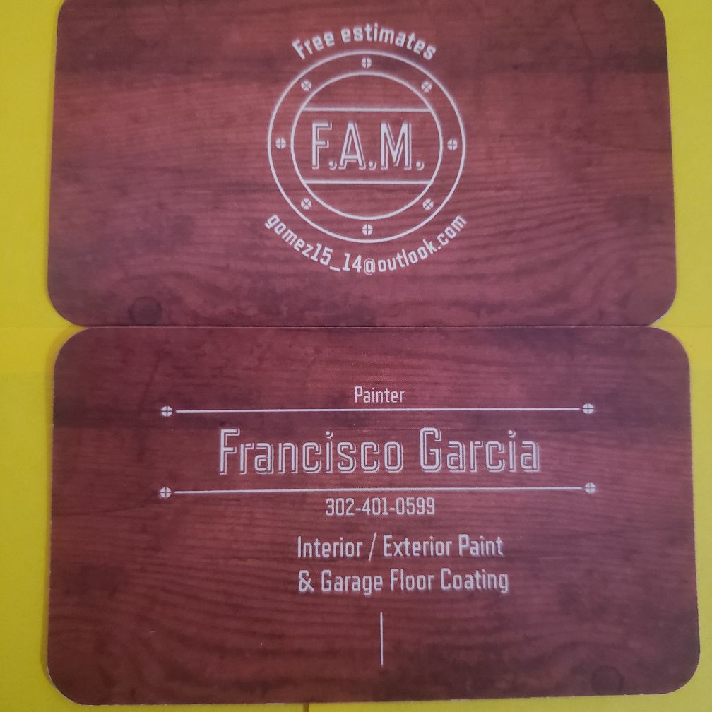Logo for Fam painting