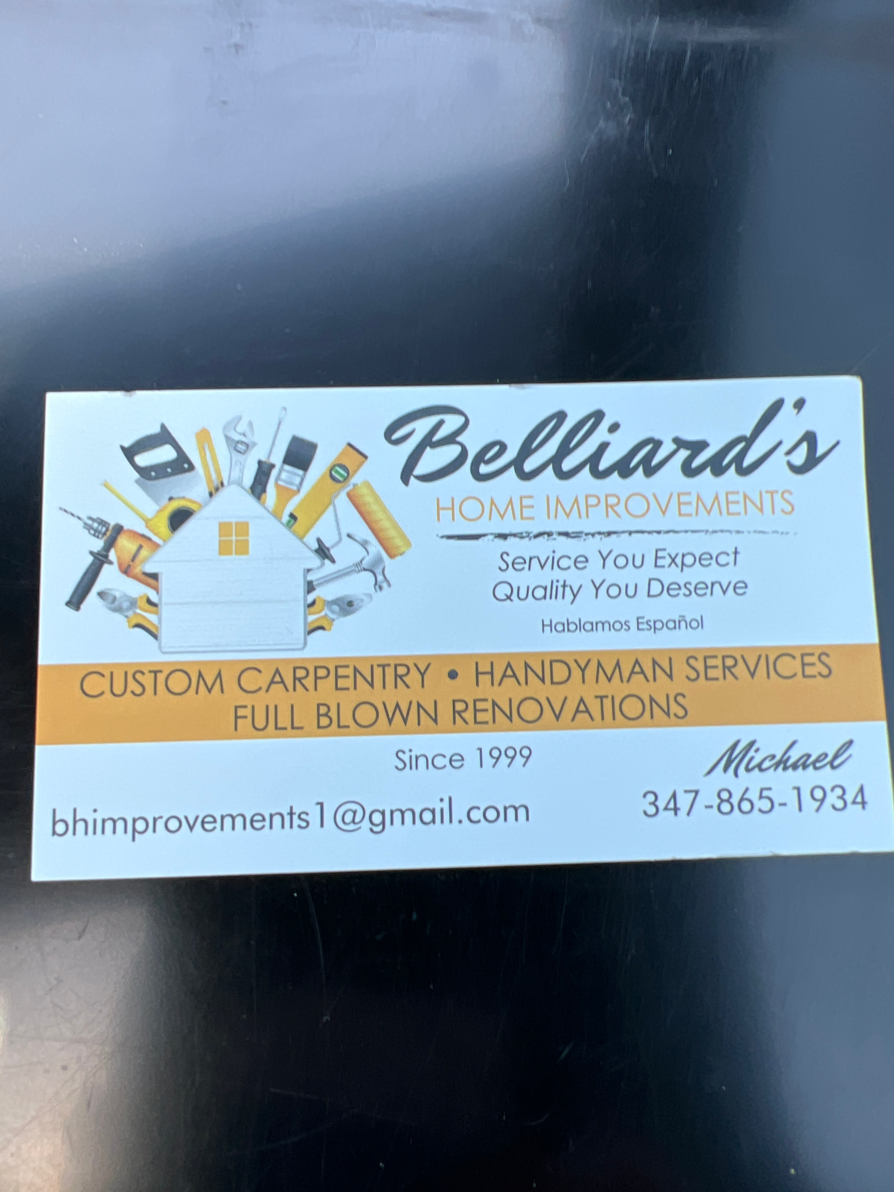 Logo for Belliards Home Improvement