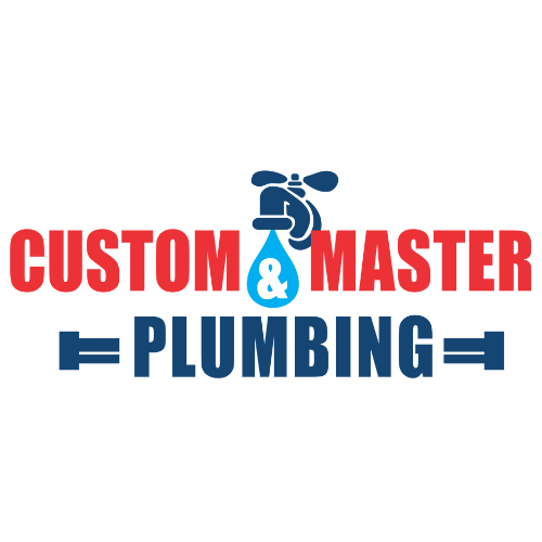 Custom & Master plumbing logo