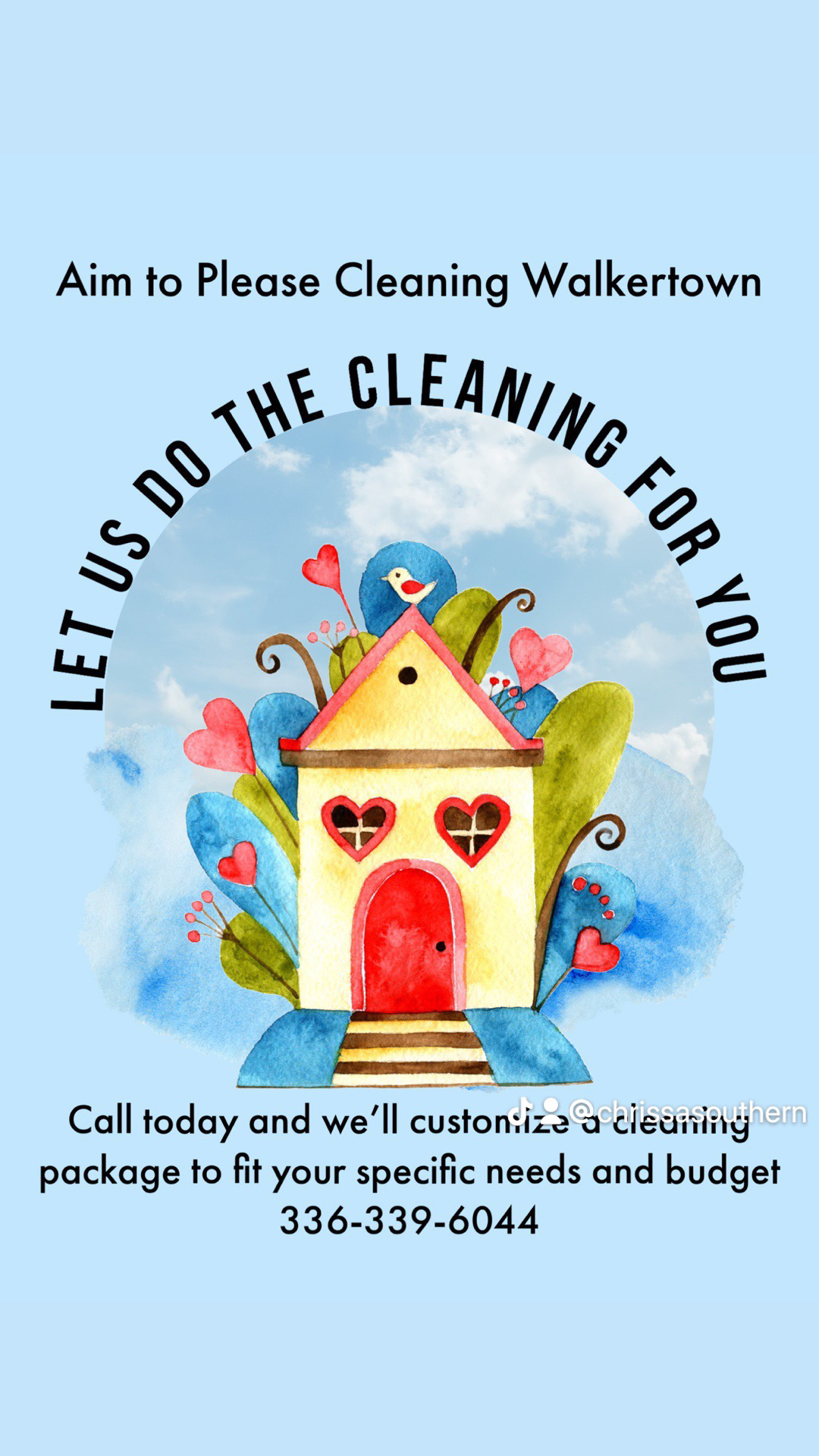 Logo for Aim To Please Cleaning