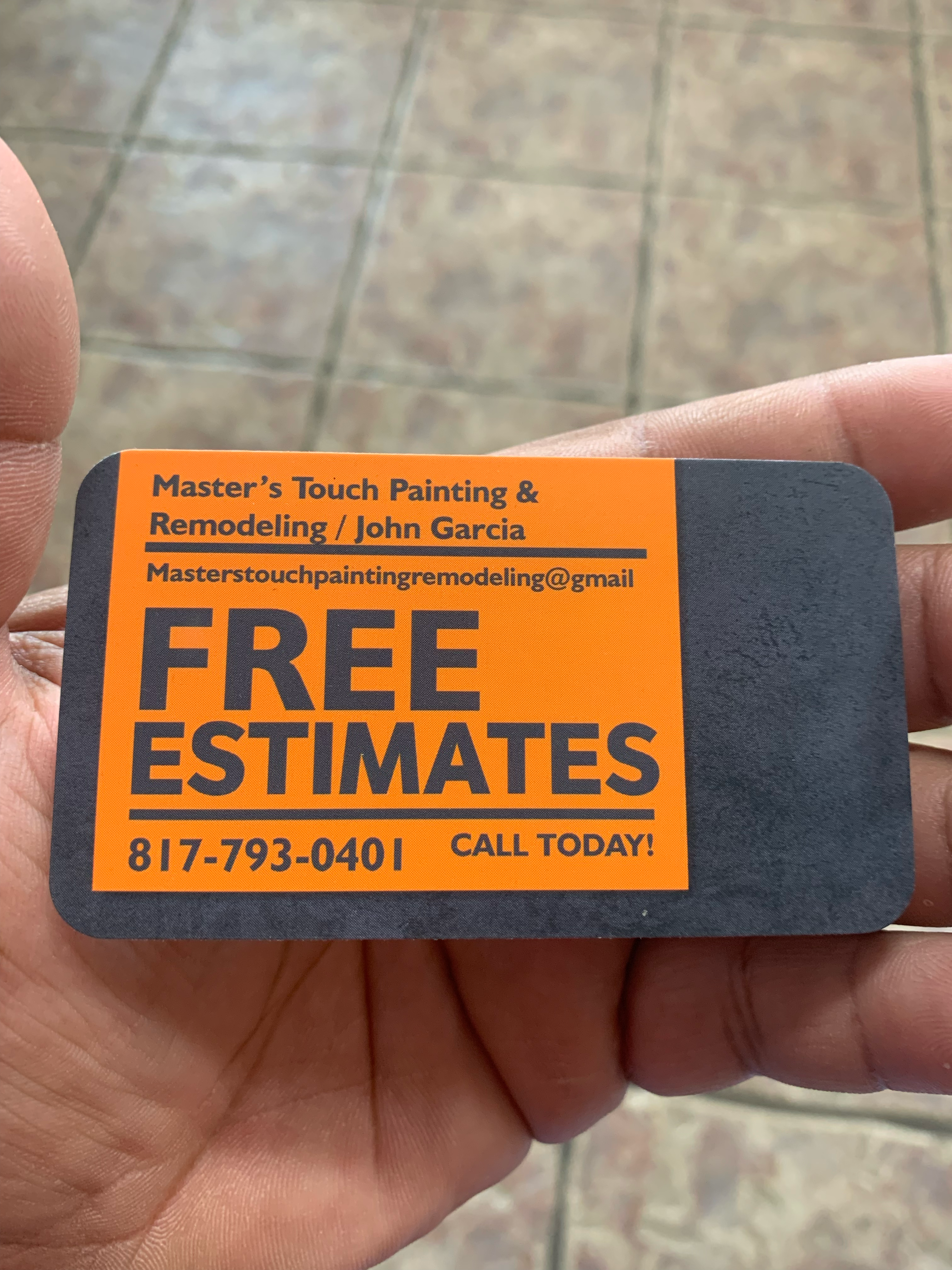 Logo for Masters Touch Painting & Remodeling