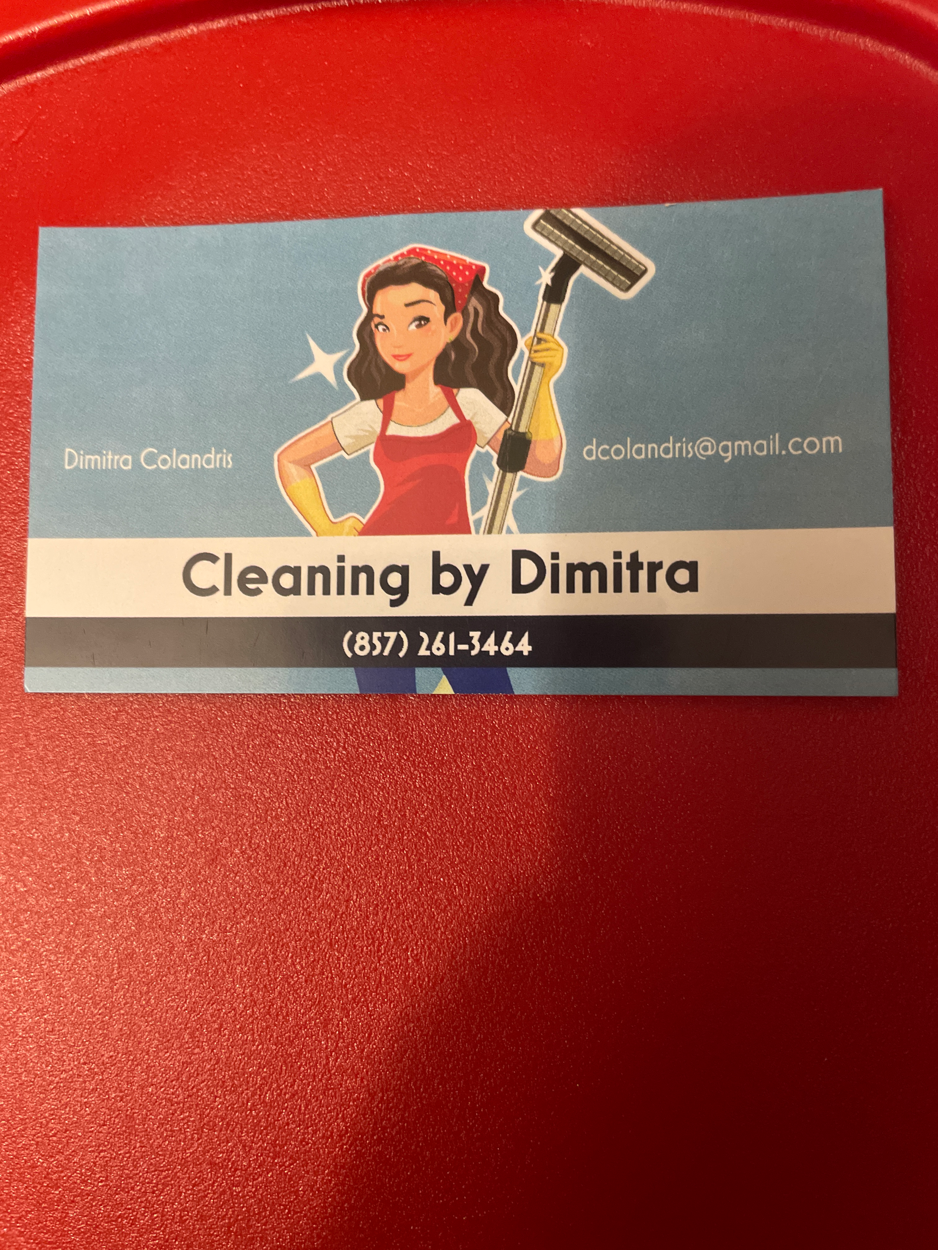 Logo for Dimitra's Cleaning