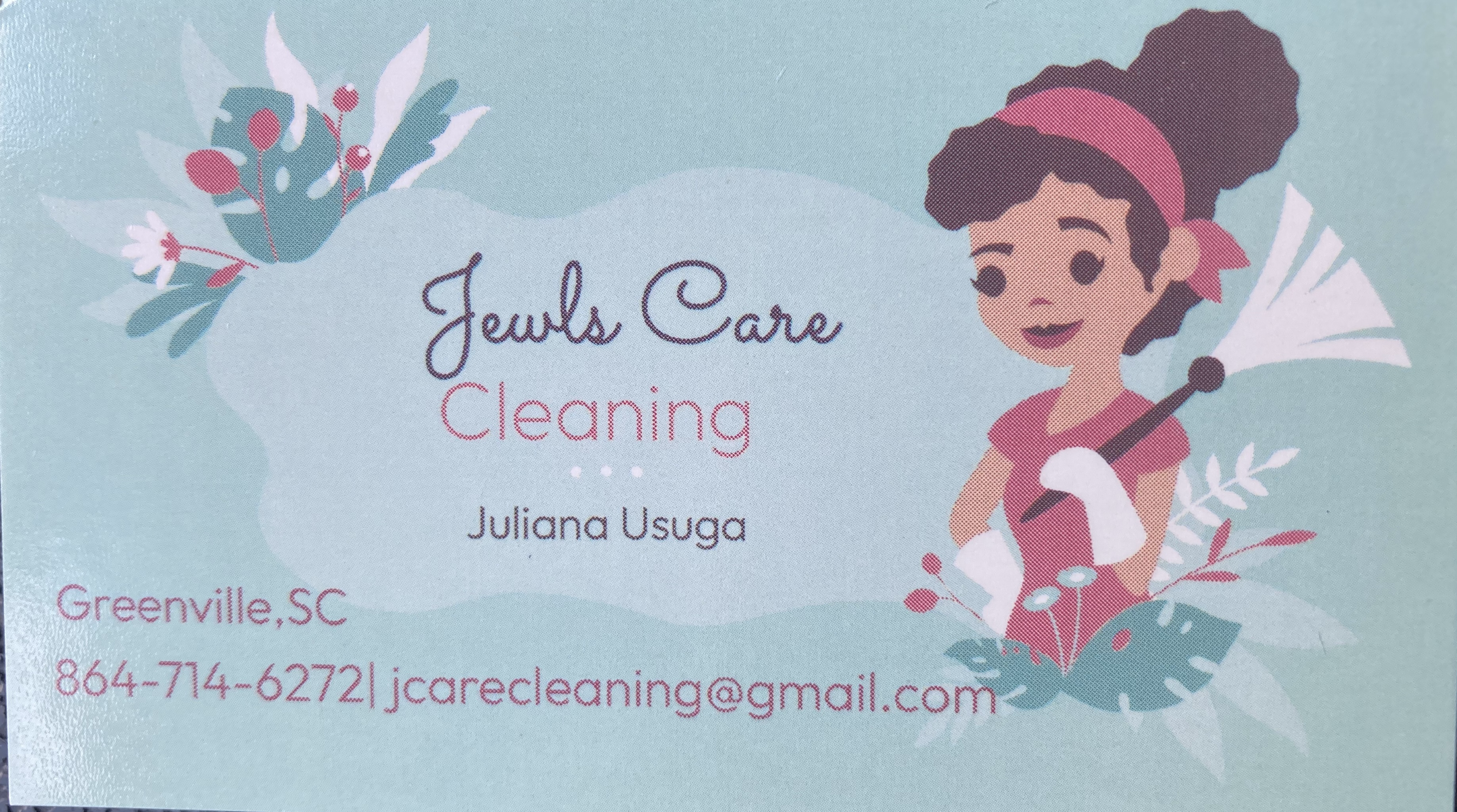 Logo for Jewl's Care Cleaning