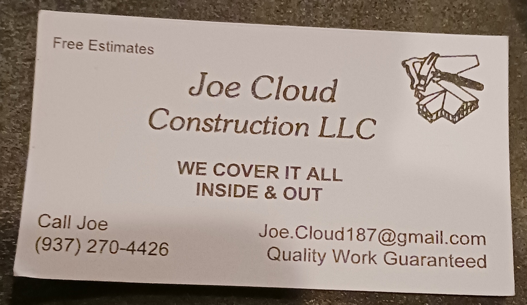 Joe Cloud Construction logo