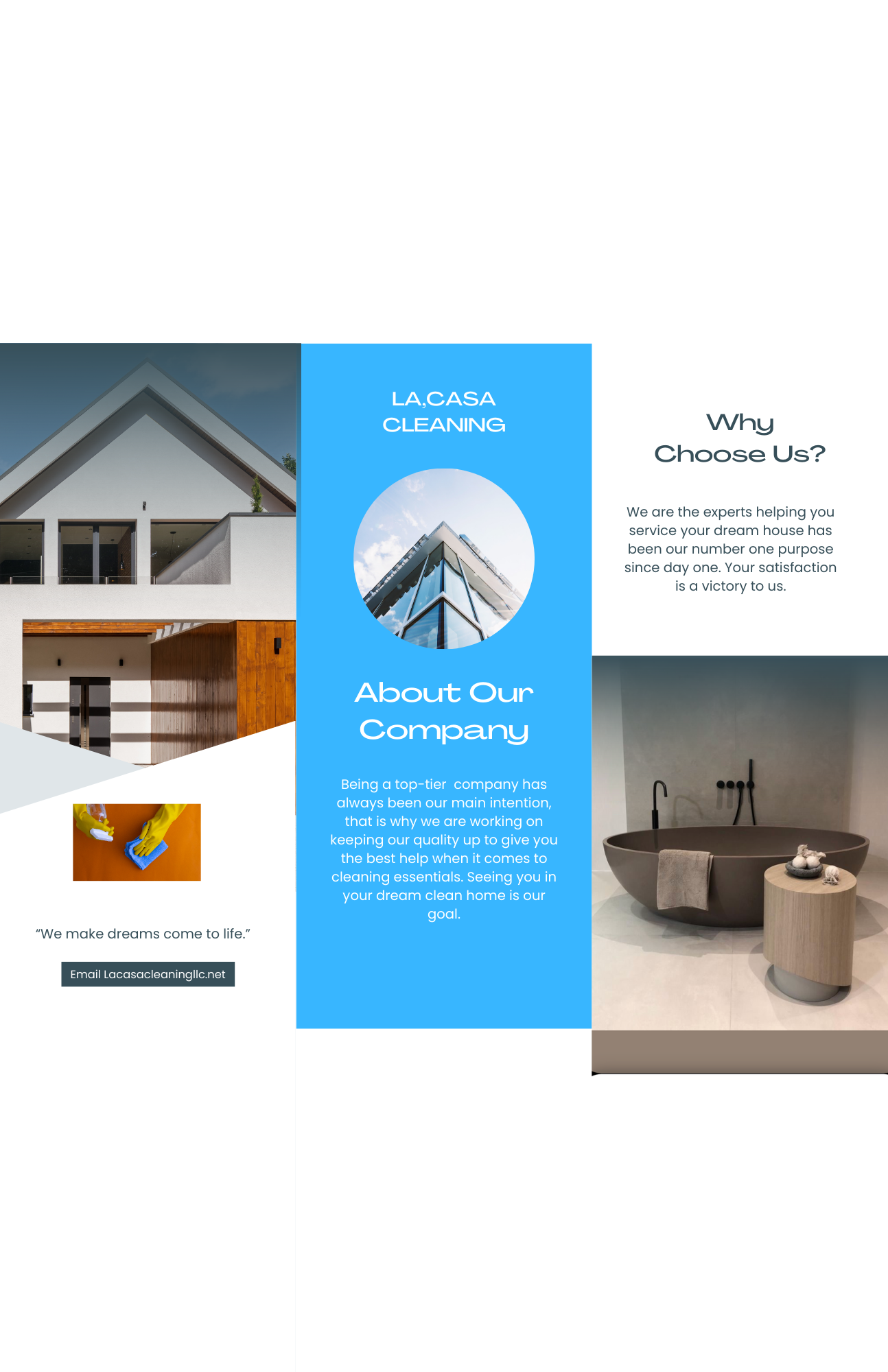 Logo for La casa cleaning