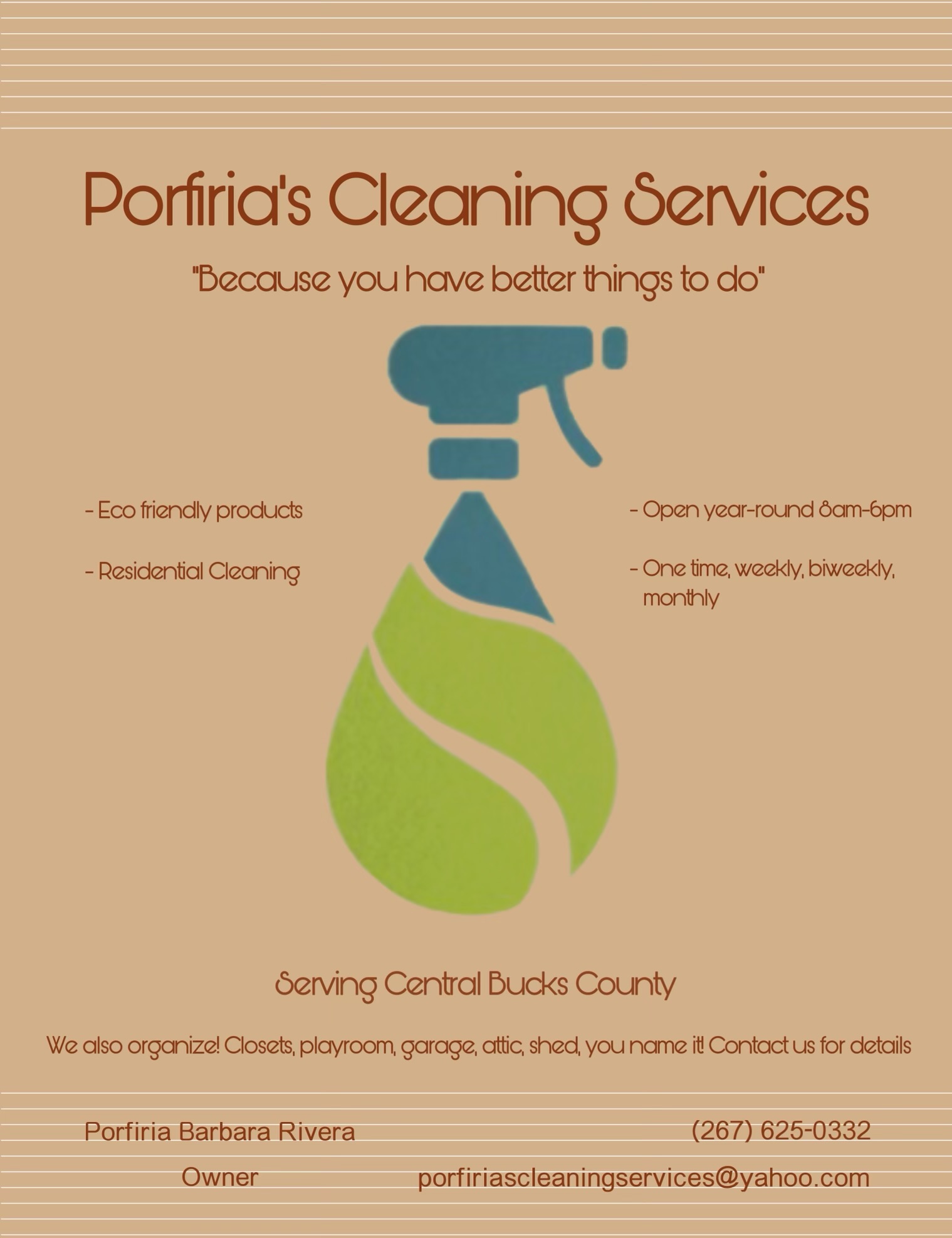 Porfirias Cleaning Services logo