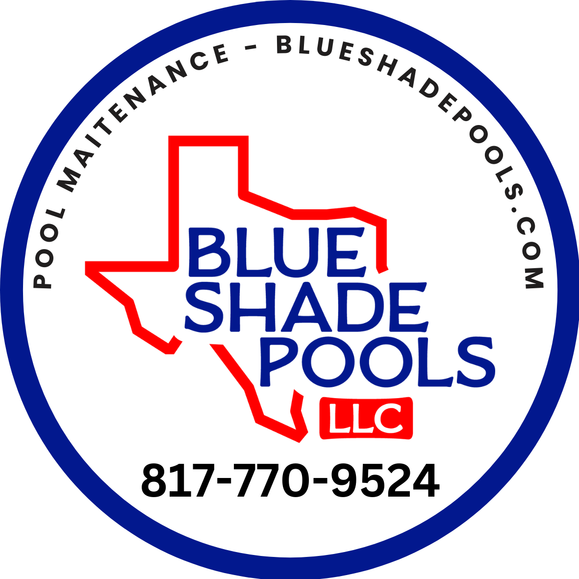 Blue Shade Pools logo