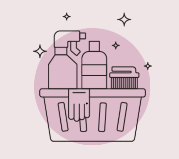 Logo for We're TLC Cleaning LLC