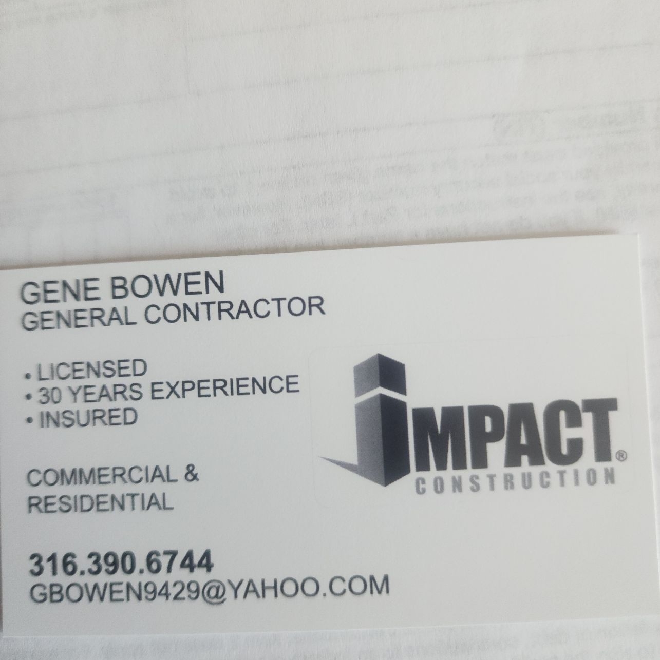 Avatar for Impact construction