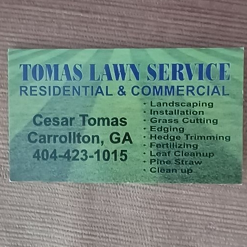 Logo for Tomas Lawn Service