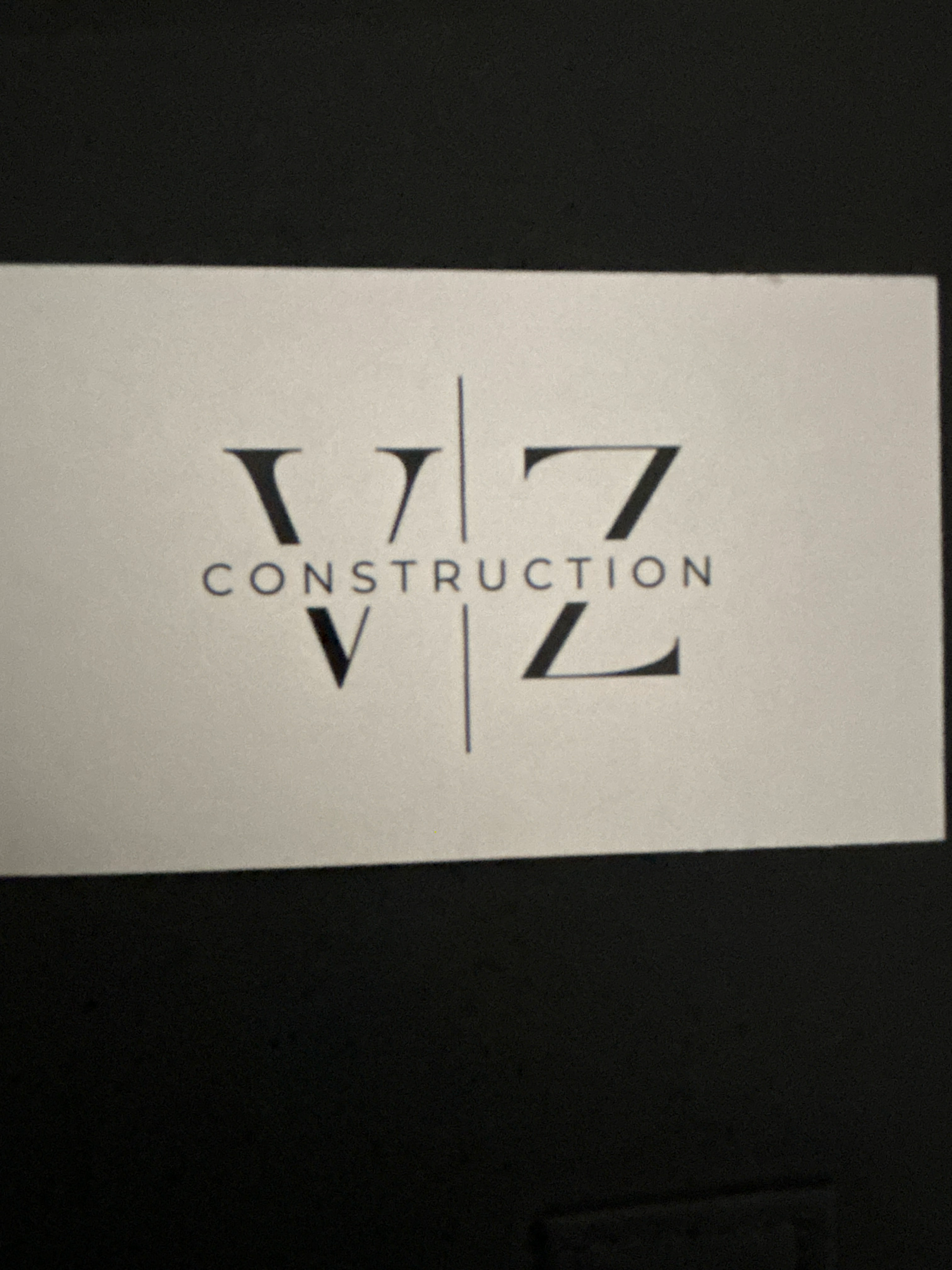 Logo for VZ Construction