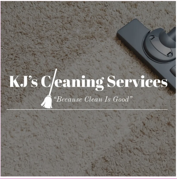 Logo for KJs cleaning services