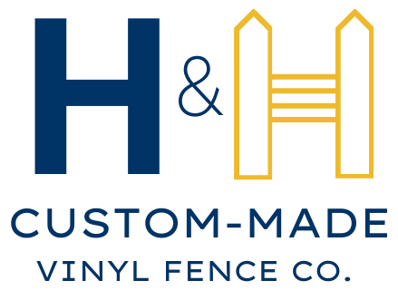 H&H Custom-made Vinyl Fence Co. logo