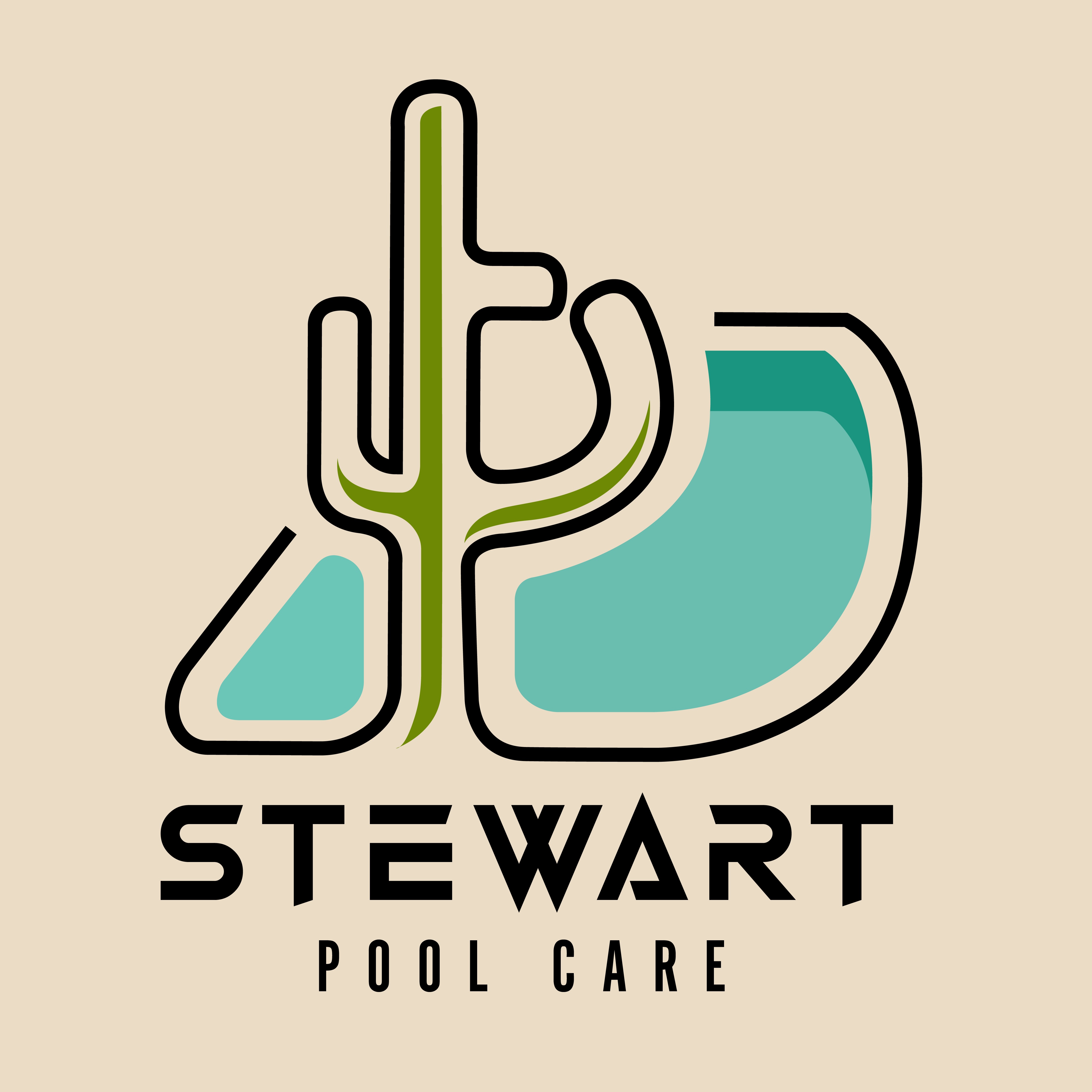 Stewart Pool Care logo