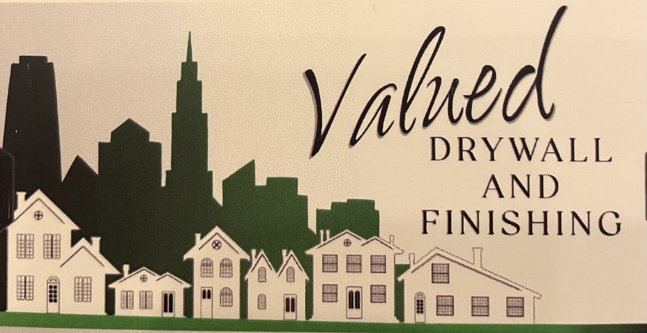 Logo for Valued Drywall and Finishing llc