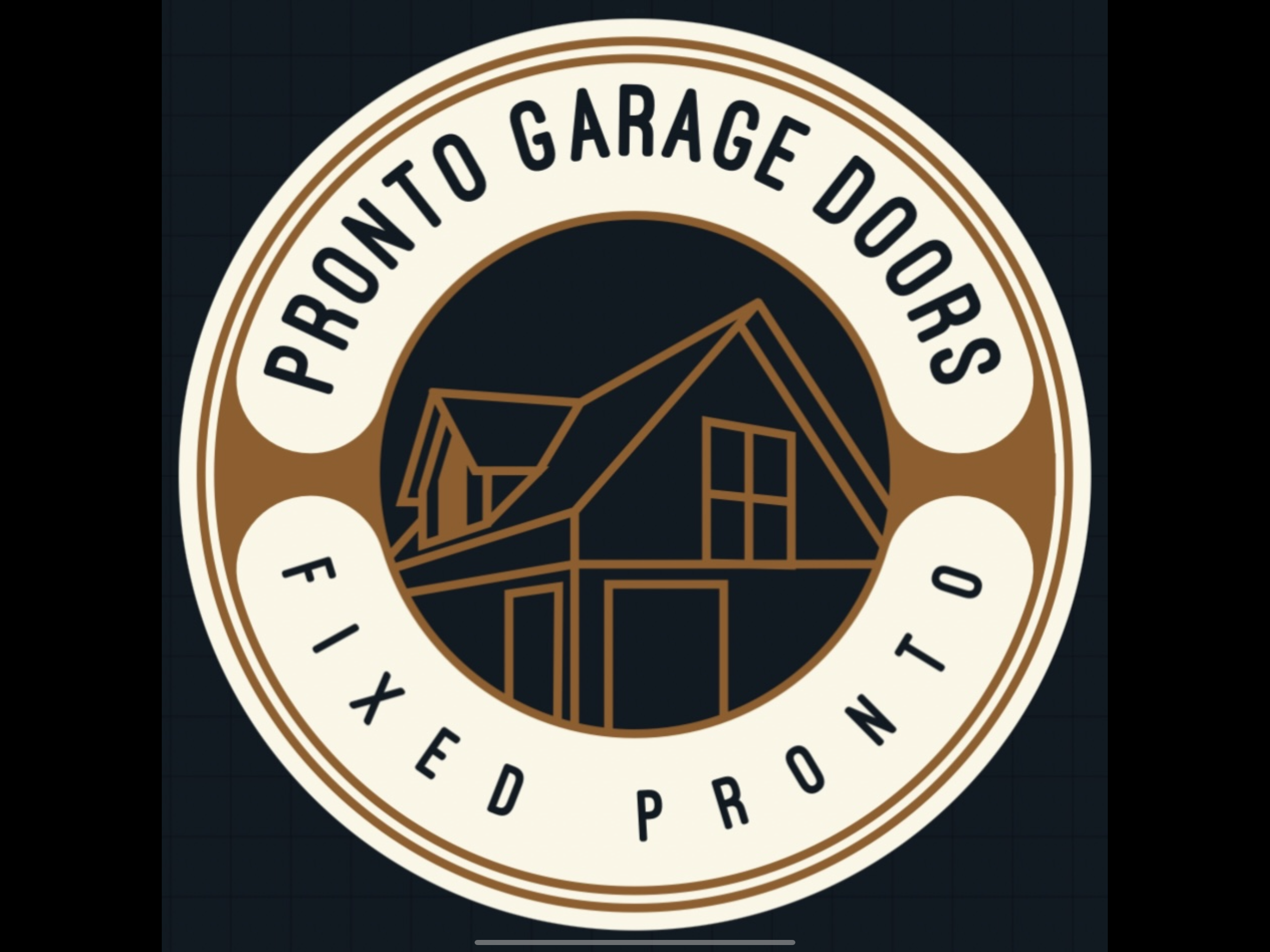 Logo for Pronto Garage Doors