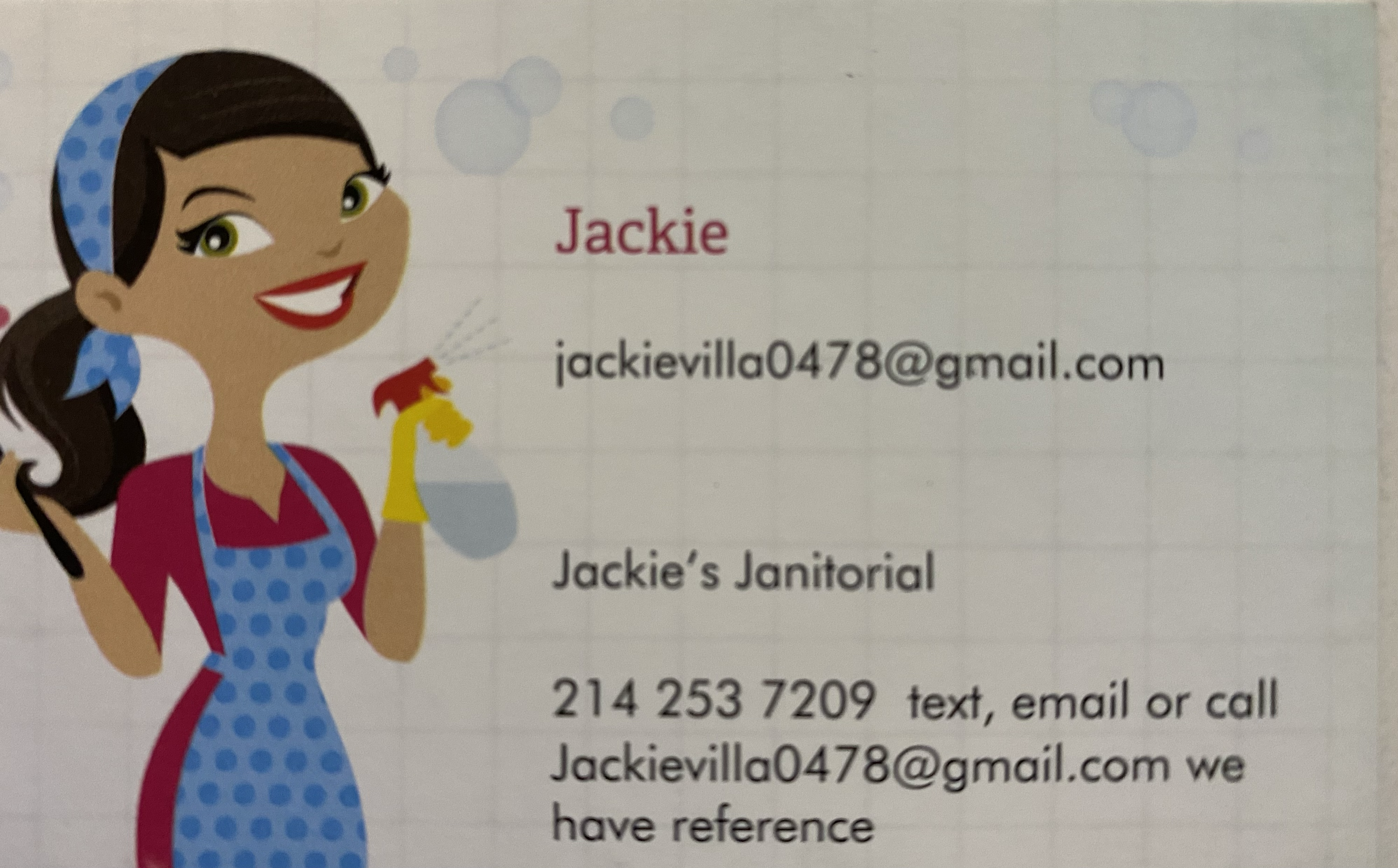 Jackie's Janitorial logo
