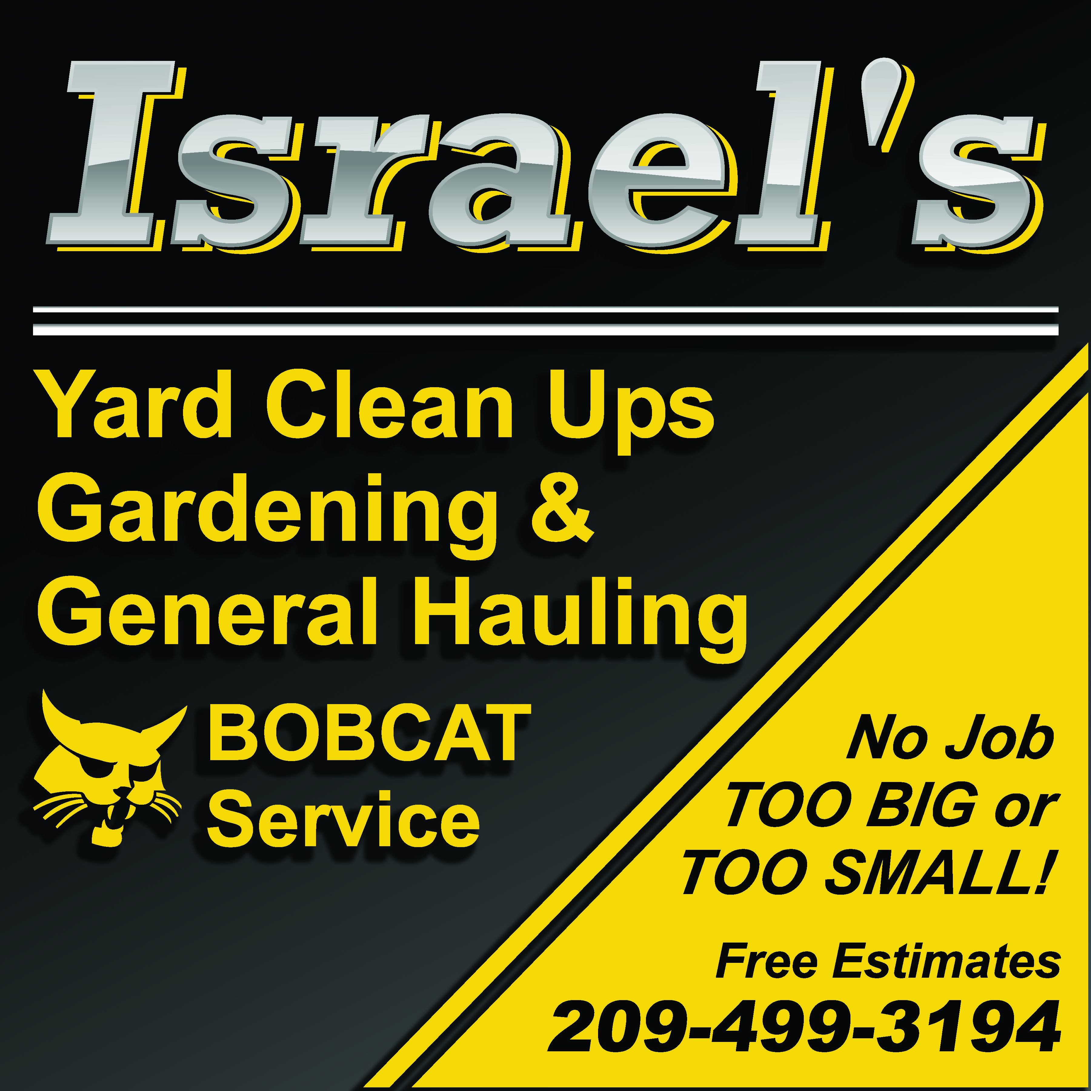 Israel's Yard Clean Ups and General Hauling logo