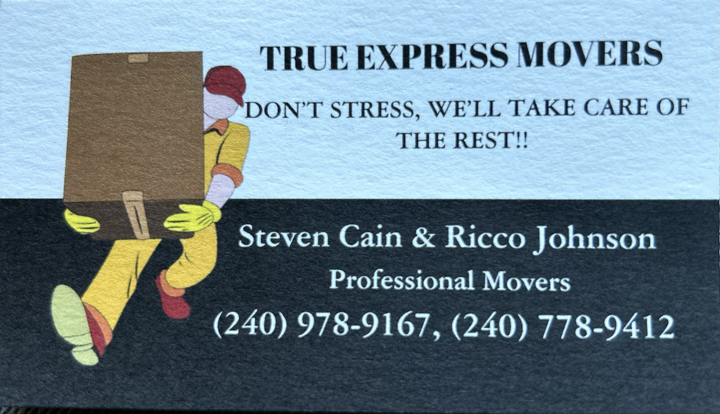 Logo for True express movers