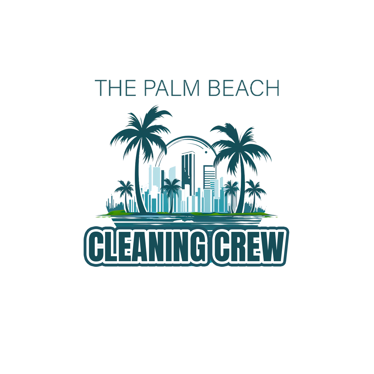 The Palm Beach Cleaning Crew logo