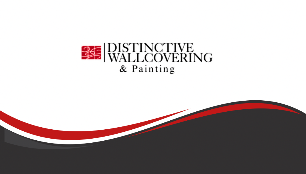 Distinctive wallcovering & painting logo
