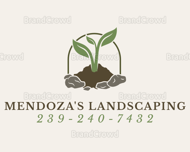 Isaac's landscaping logo