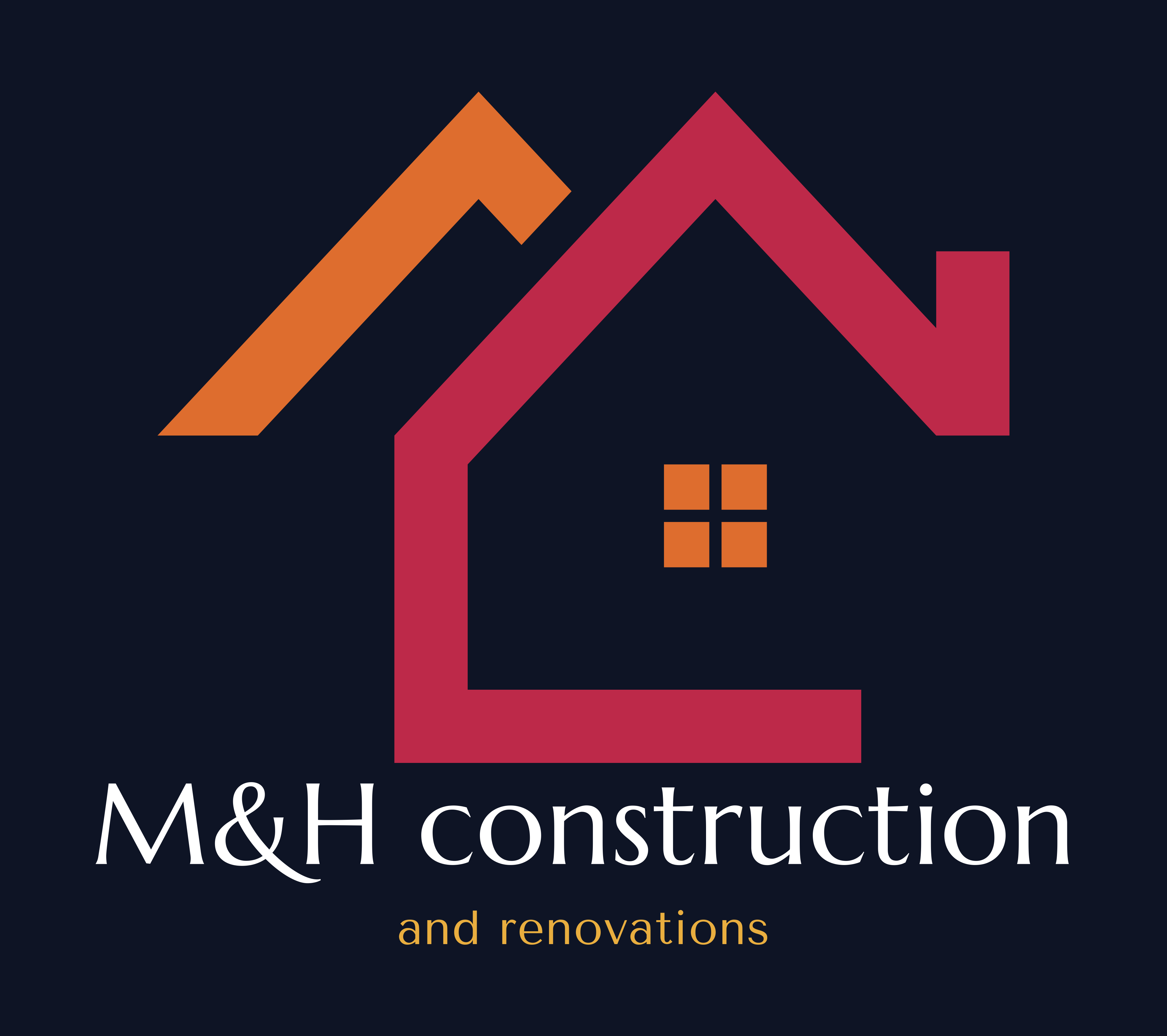 Logo for M&H Construction and Renovation