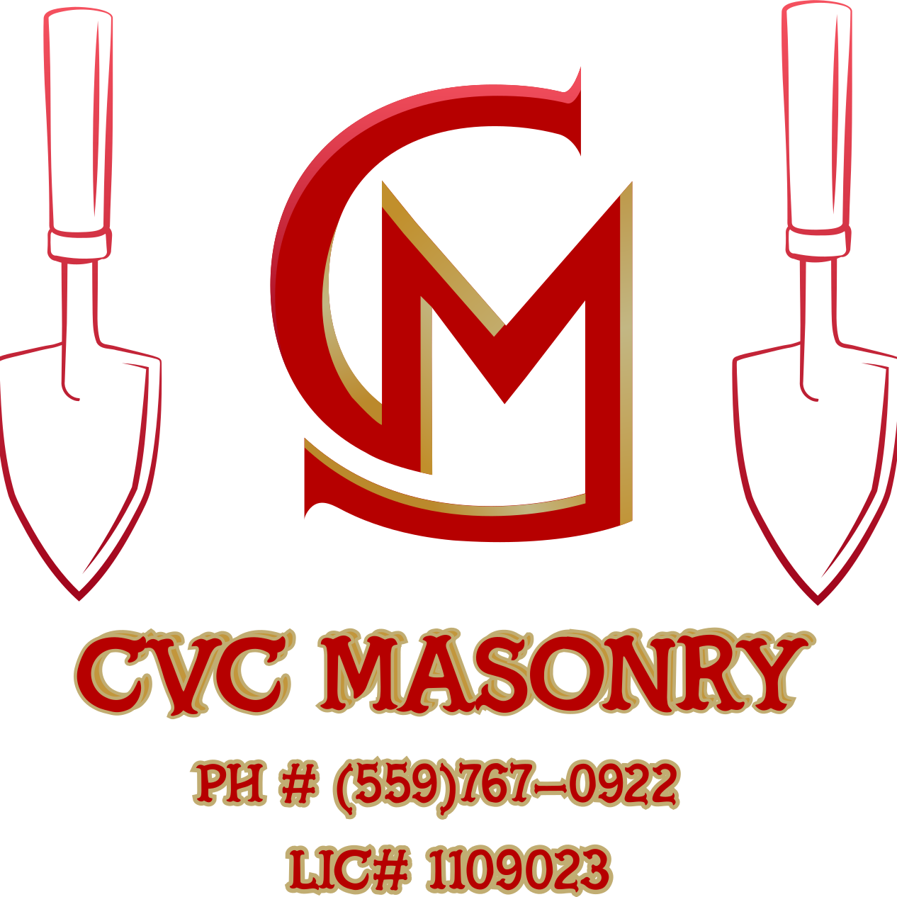 central valley  custom  masonry  logo