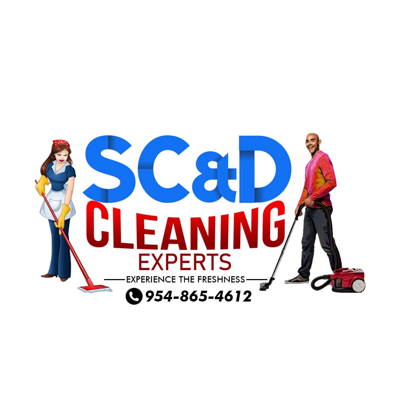 SC&D EXPERT CLEANING logo