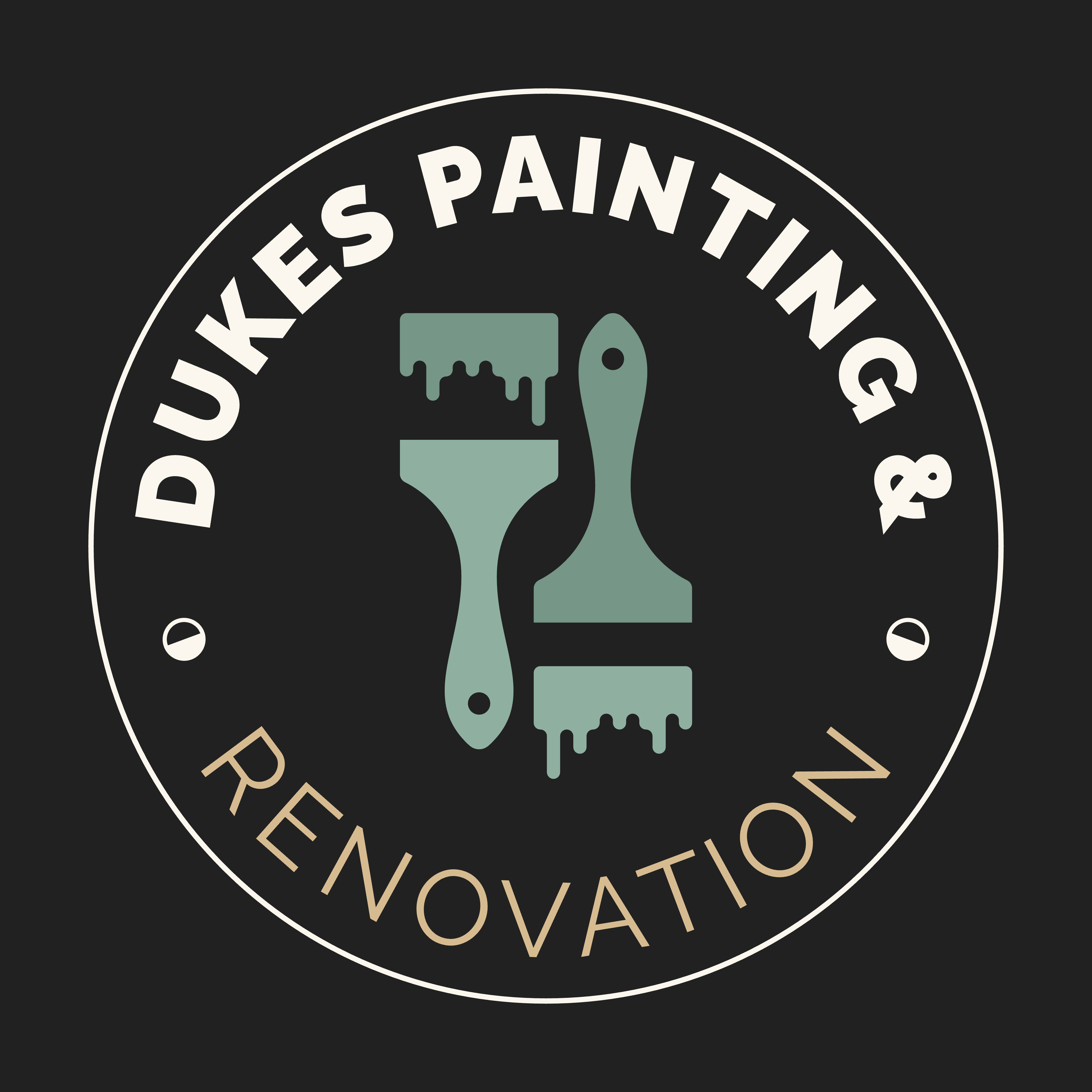 Logo for Dukes Painting & Renovation