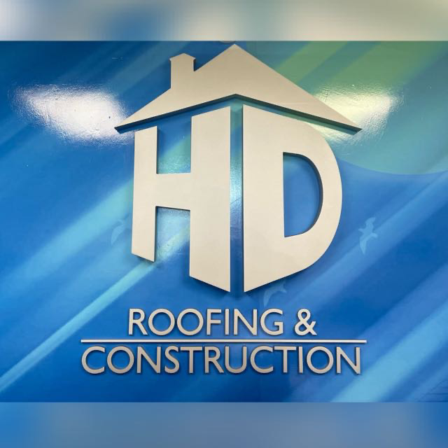 Logo for HD Roofing and Solar