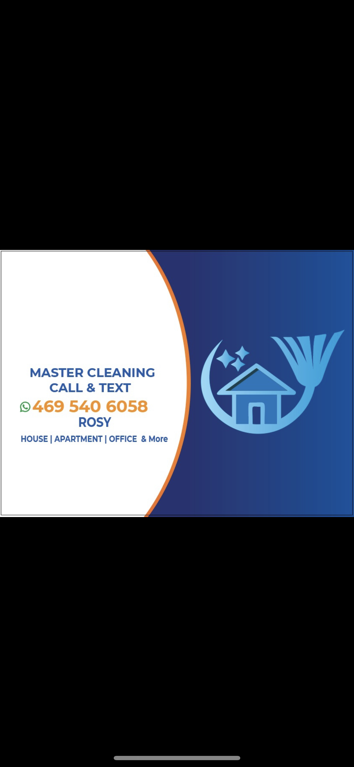 Logo for MASTER CLEANING
